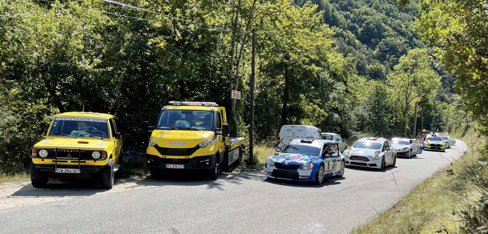 dépannage sur un rally avec VR Auto